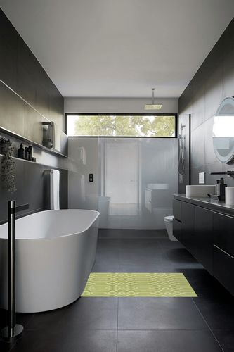 Momeni Rugs in Black Modern Bathroom