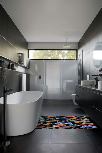 Video Game Rugs Carpets Gameing for Kids Teen Boy Room Bedroom, Colorful Gaming Floor Mats Area Rug for Living Room Gaming Chair Mat Hardwood, 59"*39" Area Rugs Carpet for Gamer Boys in Black Modern Bathroom