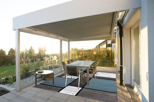 ‎Blue Stain-resistant ‎Kitchen, Bedroom, Living Room ‎Area Rug in Silver and Grey Outdoor Patio