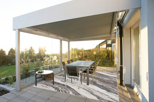 Blue Art Deco Stain Resistant Kitchen, Dining Room Area Rug in Silver and Grey Outdoor Patio