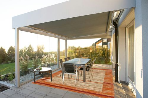 Unique Loom Autumn Foilage Area Rug - 8' x 10' Terracotta/Beige in Silver and Grey Outdoor Patio