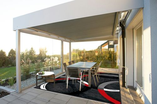 notepure Red Geometric Circle Area Rug for Living 8x10 in Silver and Grey Outdoor Patio