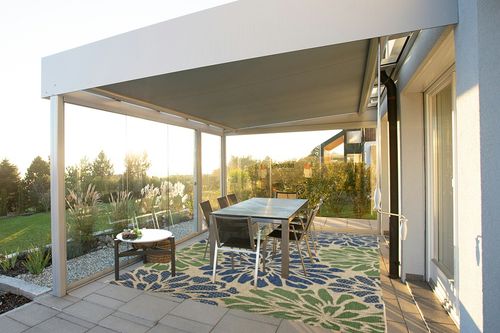 JONATHAN Y SMB110B-8 Zinnia Modern Floral Textured Weave Indoor Outdoor Area-Rug Bohemian Coastal Easy-Cleaning Bedroom Kitchen Backyard Patio Non Shedding, 8 X 10, Navy/Green in Silver and Grey Outdoor Patio