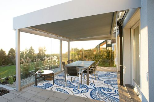 JONATHAN Y AMC102C-8 Julien Paisley High-Low Indoor Outdoor Area-Rug Bohemian Floral Easy-Cleaning High Traffic Bedroom Kitchen Backyard Patio Porch Non Shedding, 8 X 10, Blue/Light Gray in Silver and Grey Outdoor Patio