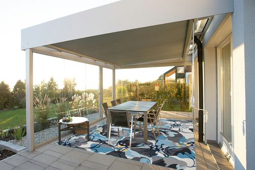 Modern Large Floral Non-Slip (Non-Skid) Area Rug 8 x 10 (7' 10" x 10') Gray-Blue in Silver and Grey Outdoor Patio