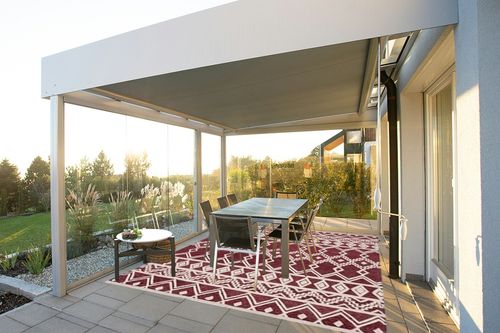 SAFAVIEH Abstract Collection Area Rug - 8' x 10', Red & Ivory, Handmade Wool, Ideal for High Traffic Areas in Living Room, Bedroom (ABT851Q) in Silver and Grey Outdoor Patio