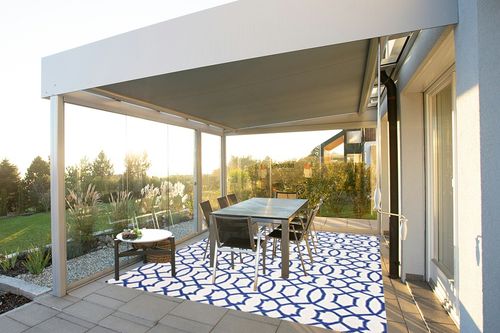 SAFAVIEH Dhurries Collection 8' x 10' Ivory / Purple DHU753B Handmade Flatweave Premium Wool Area Rug in Silver and Grey Outdoor Patio