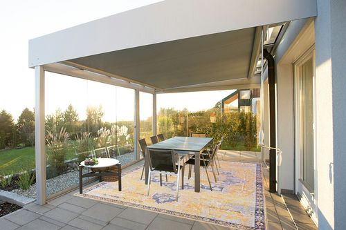 Unique Loom Renaissance Collection Area Rug - Roma (7' 10" x 10' Rectangle, Tuscan Yellow/ Navy Blue) in Silver and Grey Outdoor Patio