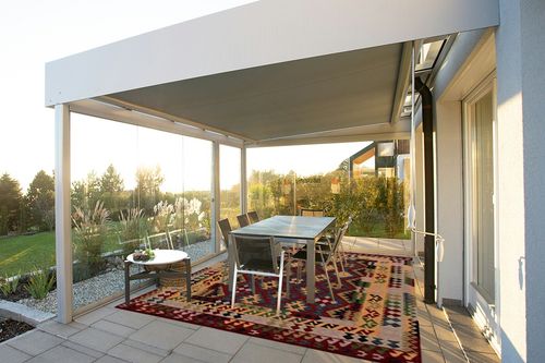 SAFAVIEH Aspen Collection Area Rug - 8' x 10', Red & Yellow, Handmade Boho Tribal Southwestern Wool, Ideal for High Traffic Areas in Living Room, Bedroom (APN404Q) in Silver and Grey Outdoor Patio