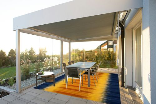 SAFAVIEH Kilim Collection Area Rug - 8' x 10', Dark Blue & Yellow, Handmade Flat Weave Wool, Ideal for High Traffic Areas in Living Room, Bedroom (KLM821B) in Silver and Grey Outdoor Patio