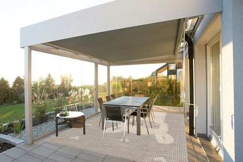 Valetta Abstract Beige Area Rug Isabelle & Max Rug Size: Rectangle 7'10" x 10'10" in Silver and Grey Outdoor Patio