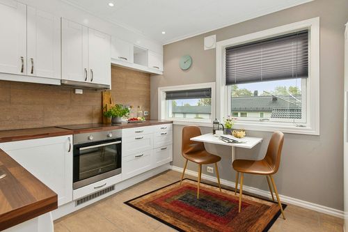 Home Dynamix Royalty Vega Contemporary Geometric Area Rug, Black/Brown, 43"x62" in Wood and White Small Kitchen