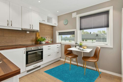 Well Woven Elle Basics | Emerson Shag Teal Blue | Textured Area Rug (3'11" x 5'3") in Wood and White Small Kitchen