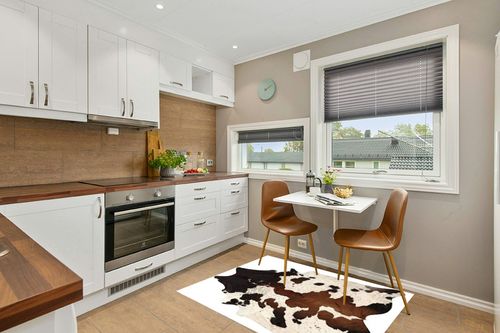 MeshNew Pure Brown Tricolor Cowhide Rug Black Brown and White Luxurious Cow Skin Tri Color (5 X 4) in Wood and White Small Kitchen