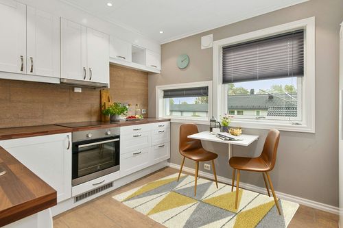 Balta Levine Yellow 4 ft. 4 in. x 6 ft. Geometric Indoor Area Rug in Wood and White Small Kitchen