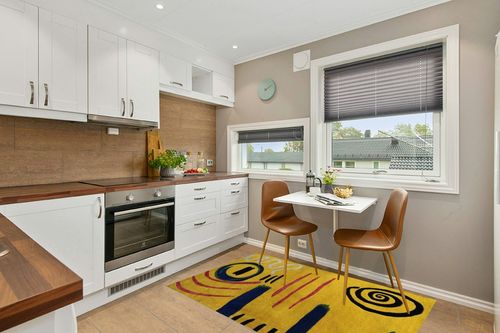 Hand-Made Hand-Tufted Yellow Modern Area Rug for Living Room Kids Room - 4' x 6' in Wood and White Small Kitchen