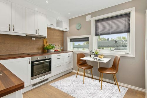 nuLOOM Regan Modern Geometric Machine Washable Area Rug, 4x6, Light Grey in Wood and White Small Kitchen