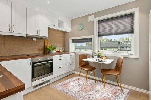 nuLOOM Banks Vintage Machine Washable Area Rug, 4' x 6', Beige in Wood and White Small Kitchen