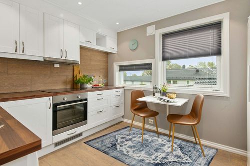 COZYLOOM Vintage Bohemian Area Rug 4x6 Washable Rug Oriental Floral Print Floor Cover Non-Slip Medallion Throw Carpet Soft Foldable Lightweight Thin Mat for Living Room Bedroom Office Beige/Blue in Wood and White Small Kitchen