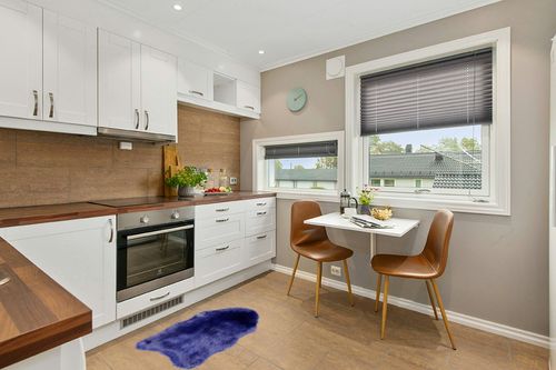 Teppich Wölkchen Faux Fur Sheepskin Rug | Faux Sheepskin Throw Rug Washable, Fluffy Area Rug, Fuzzy Shag Rug for The Living Room, Bedroom, Nursery I Blue - 2x3ft Sheepskin in Wood and White Small Kitchen