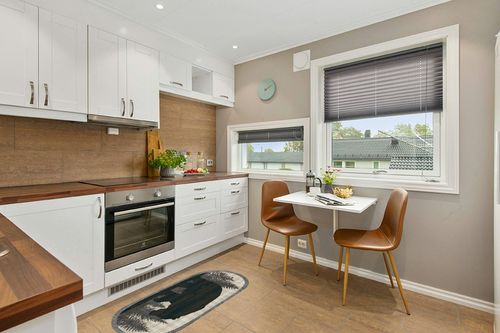 Cozy Cabin Papa Bear Accent Rug, 20"x44", Gray in Wood and White Small Kitchen