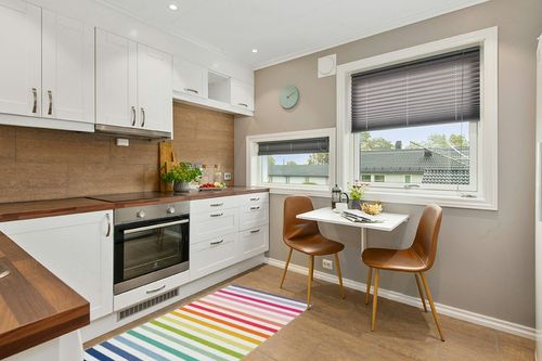 Gap Home Kids Striped Area Rug, Rainbow, 3'2"x4'6" in Wood and White Small Kitchen