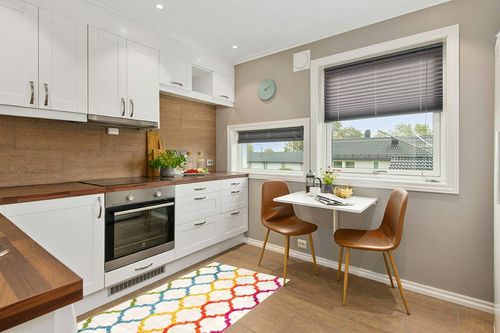 Lahome Moroccan Colorful Living Room Area Rug - 3x5 Washable Throw Soft Rugs for Bedroom Carpet Non-Slip Low-Plie Entryway Kitchen Rugs Rainbow Print Distressed Floor Carpet for Kids Nursery Office in Wood and White Small Kitchen