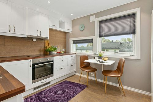 SAFAVIEH Ikat Collection Accent Rug - 3' x 5', Purple, Handmade Wool, Ideal for High Traffic Areas in Entryway, Living Room, Bedroom (IKT633P) in Wood and White Small Kitchen