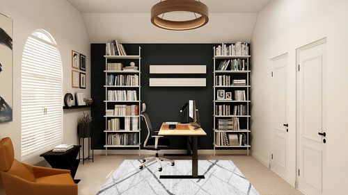 NuLOOM Thigpen Contemporary Area Rug, 4' x 6', Grey in White and Black Home Office