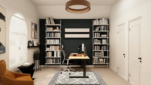 JONATHAN Y MOH200A-3 Amir Moroccan Beni Souk Indoor Area-Rug Bohemian Farmhouse Rustic Geometric Easy-Cleaning Bedroom Kitchen Living Room Non Shedding, 3 X 5, Cream,Black in White and Black Home Office