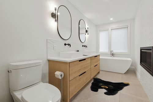 Soft and Cuddly Cute Black Bear Floor Throw Area Rug (Great Kids Rug) 42" in Scandinavian Neutral bathroom