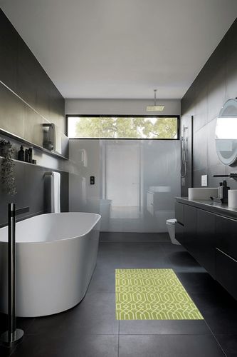 Momeni Rugs in Black Modern Bathroom