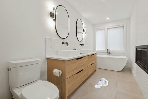 BLEU DE CHIC Peek-A-Boo Small Washable Fluffy Rug for Bedroom, Kitchen, Bath mats, Home Decor 15"x30" (Blue Bunny) in Scandinavian Neutral bathroom