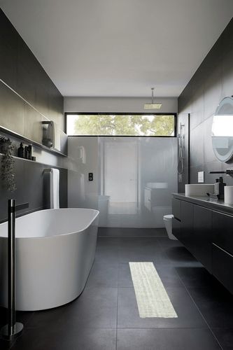 SAFAVIEH Abstract Collection Area Rug - 9' x 12', Ivory & Green, Handmade Wool & Viscose, Ideal for High Traffic Areas in Living Room, Bedroom (ABT470Y) in Black Modern Bathroom