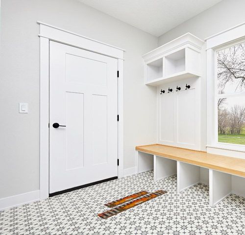 Eikunn Fall Kitchen Rugs and Mats Set of 2,Autumn Pumpkin Kitchen Mat for Floor, Buffalo Plaid Holiday Non-Slip Kitchen Sink Mats Home Decor Doormat+Runner Rug in White Modern Entryway