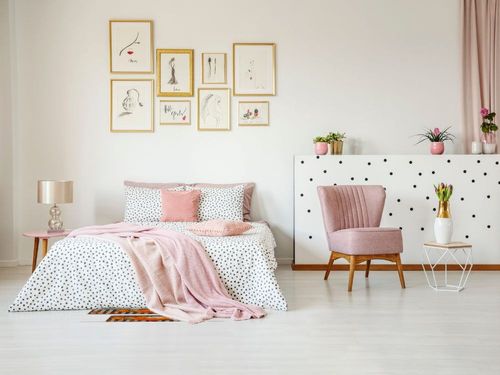 Eikunn Fall Kitchen Rugs and Mats Set of 2,Autumn Pumpkin Kitchen Mat for Floor, Buffalo Plaid Holiday Non-Slip Kitchen Sink Mats Home Decor Doormat+Runner Rug in White and Pink Bedroom