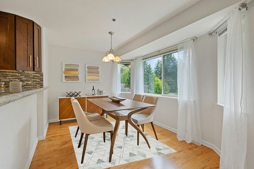 GlowSol 5x7 Area Rug Geometric Pattern Washable Area Rug Abstract Carpet Rug Modern Diamond Boho Accent Rug Livingroom Farmhouse Dining Room Rug Office Bedroom Decor, 5x7 Green in Modern White Dining Room with Wooden Accents