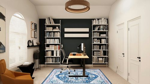 SONGLET 4x6 Area Rugs，Washable Rug in White and Black Home Office