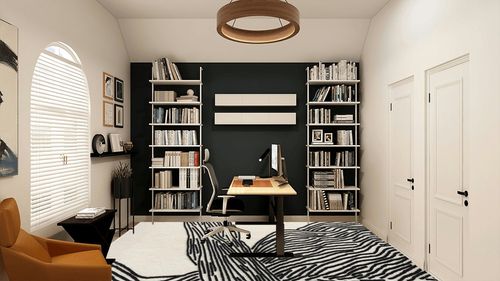 YIHOUSE 8×10 Ft Area Rugs Non-Shedding Washable Rug, Bedroom Living Room Dining Room Office Soft Nonslip Modern Rugs Faux Wool Collection Carpet Indoor/Outdoor Rugs-Black and White Rug in White and Black Home Office
