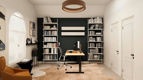 Loloi II Grand Canyon Collection GC-09 TAN, Transitional 6'-2" x 8' Area Rug in White and Black Home Office