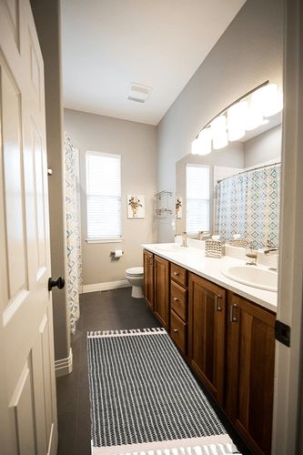 Lahome Boho Rugs for Entryway, 2x5 Laundry Room Rug Lightweigh Cotton Washable Runner Rug with Tassels, Farmhouse Black Bath Door Mats Indoor Non-Shedding Rug Runners for Hallways Bedroom Gifts in Wooden and Grey Bathroom