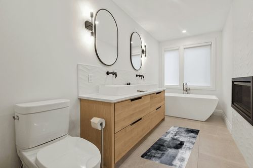 Lahome Modern Runners for Hallways - 2x6 Washable Non-Slip Carpet Runner Lightweight Stain Resistant Kitchen Runner Rug Grey Abstract Print Bathroom Runner Indoor Rug Runner for Entrance Laundry Room in Scandinavian Neutral bathroom