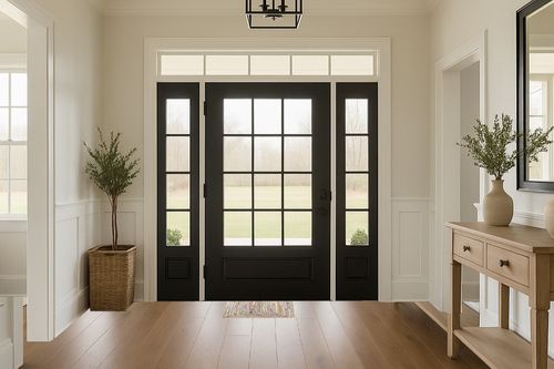‎Beige/Multi ‎Transitional ‎Braided ‎Living Room ‎Area Rug in White Transitional Foyer