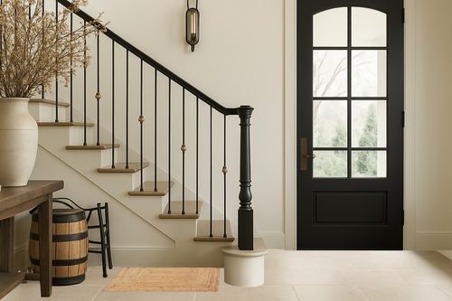 KEMA 2x3 Feet Handwoven Jute Braided Area Rug, Natural Yarn - Rustic Vintage Braided Reversible Rectangular Rug- Eco Friendly Rugs for Bedroom, Kitchen, Living Room, Farmhouse in Foyer with Stairs