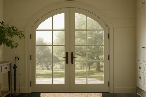 nuLOOM Rigo Hand Woven Farmhouse Jute Area Rug, 5' Round, Natural in White Farmhouse Traditional Foyer