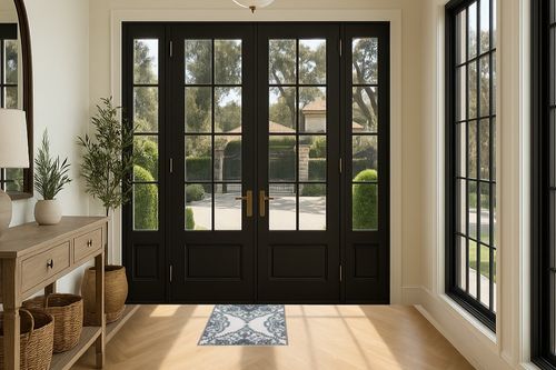 Machine Washable Modern Moroccan Design Non-Slip Rubberback 2x5 Traditional Runner Rug for Hallway, Kitchen, Bedroom, Entryway, 20" x 59", Off-White in Traditional Elevated Foyer