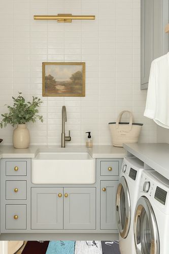 Indoor Area Rug, Laundry Room Non Slip Carpet Pad Bathroom Mat, Wash Dry Fold Repeat Splicing Colorful Wood Kitchen Runner Area Rug for Bedroom/Living Room/Kids Room 3'x5' in Blue Laundry Room