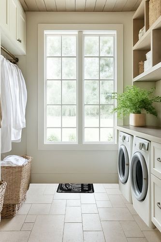 Laundry Room Rug Washing Machine Room Farmhouse Runner Rugs Non Skid Kitchen Floor Mats Bathroom Laundry Decor Carpet Black 39x20in in Natural Laundry Room