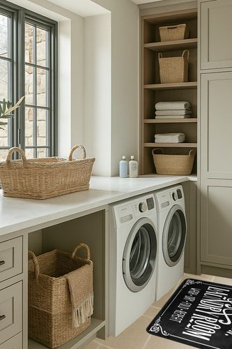Laundry Room Rug Washing Machine Room Farmhouse Runner Rugs Non Skid Kitchen Floor Mats Bathroom Laundry Decor Carpet Black 39x20in in Sage Green Laundry Room