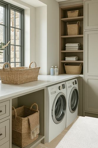 Geometric Shag Diamond High-Low Pile Textured Indoor Runner Rug in Sage Green Laundry Room